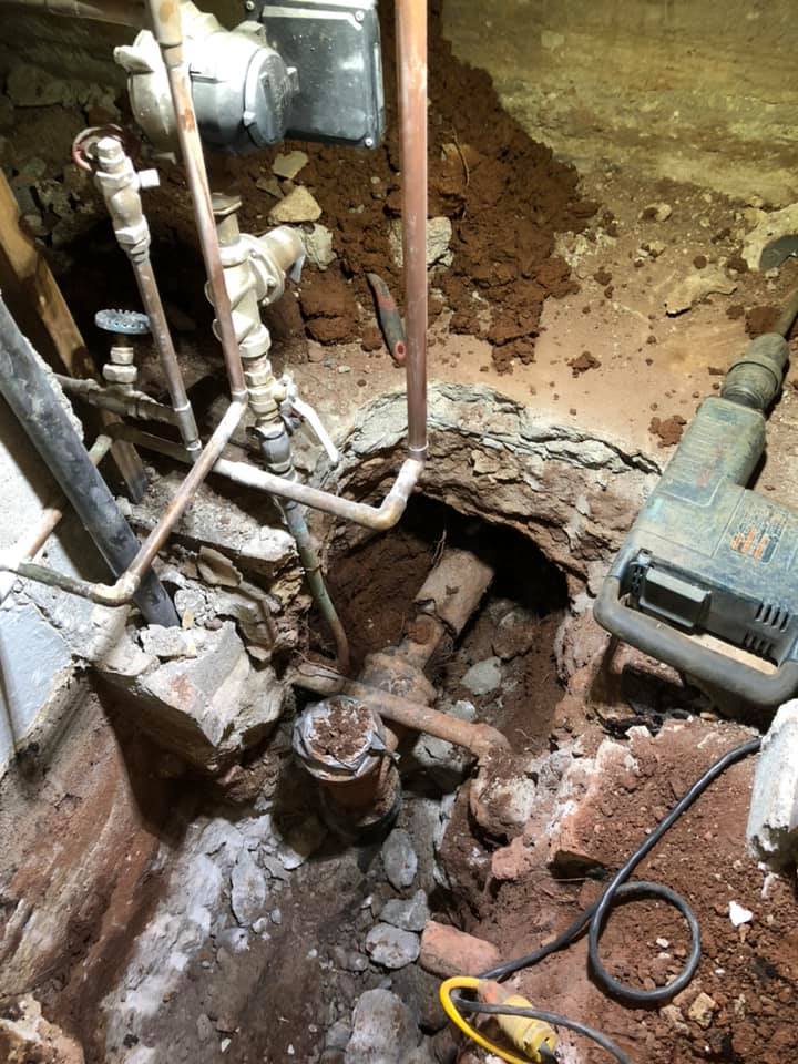 Underground pipe repair by Advantage Sewer